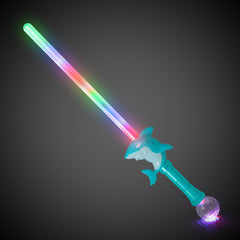 LED Shark Sword with Prism Ball