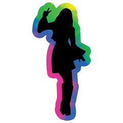 Tie Dye Hippie Silhouettes