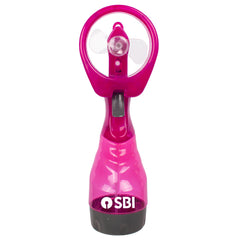 Pink Water Spray Fan