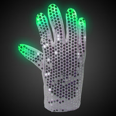 Rock Star LED Right Hand Sequin Glove