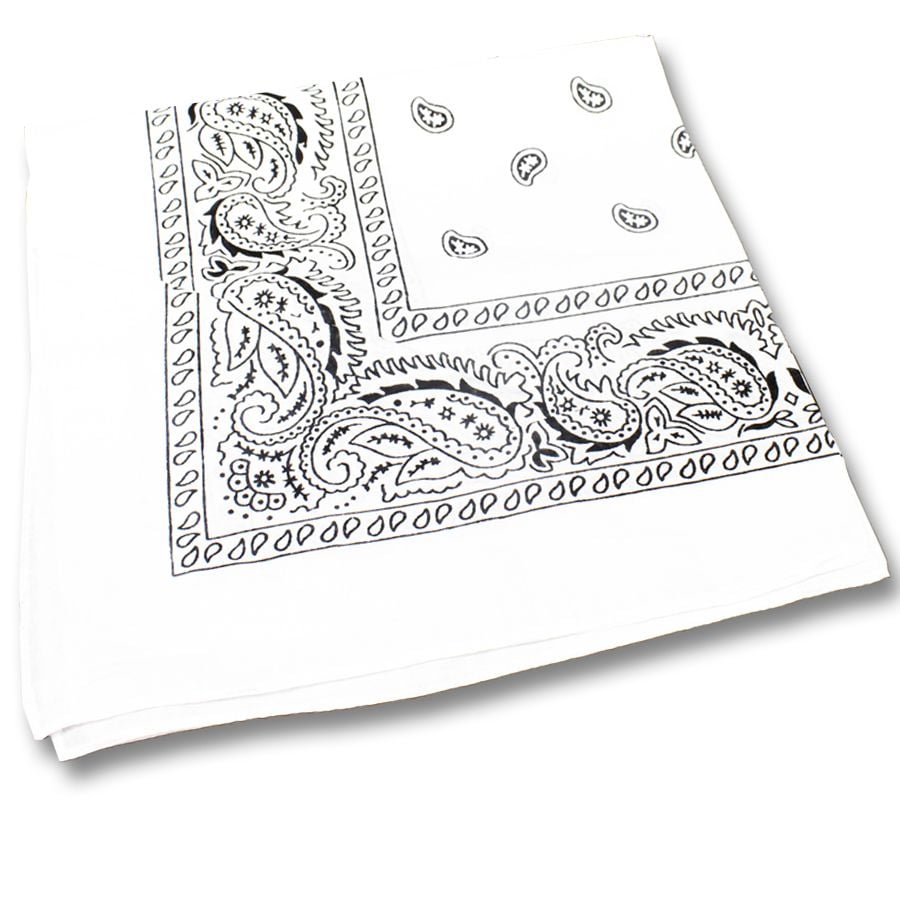 White Cotton Bandanas