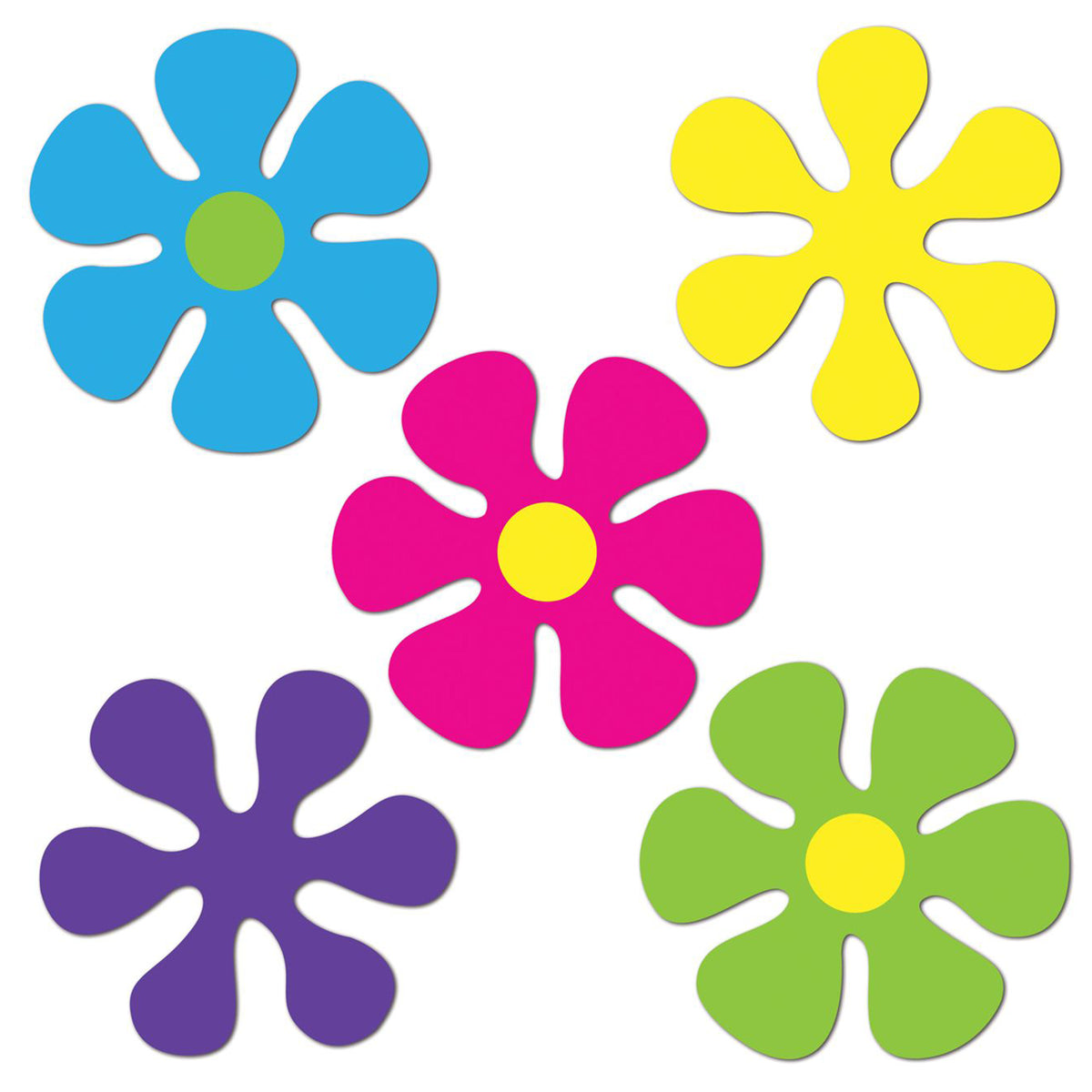 Retro Flower Mini Cutouts