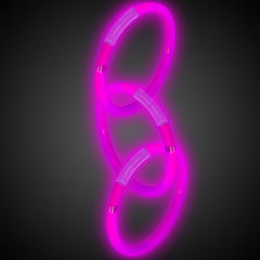 Pink 8" Glow Bracelets