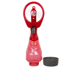 Red Water Spray Fan