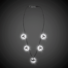 LED Disco Balls Necklace