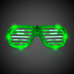 LED St. Pat's Shamrock Slotted Shades