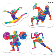 Summer Sports Athletes Cutouts