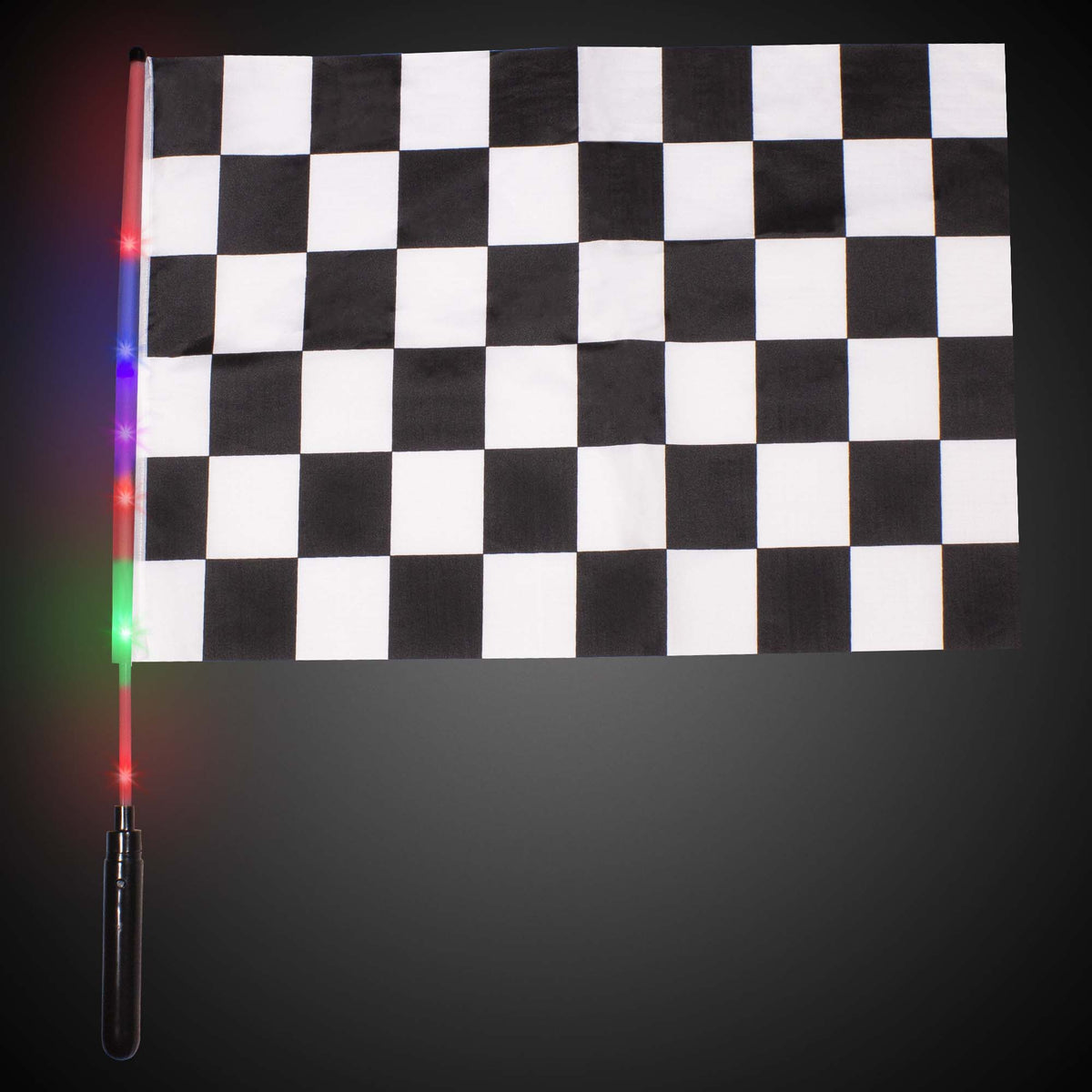 LED Checkered 12" x 18" Flag