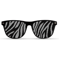 Zebra Print Novelty Sunglasses