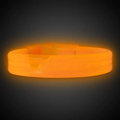 Orange Triple Wide 9" Glow Bracelets
