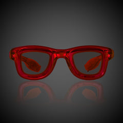Red LED Retro Sunglasses