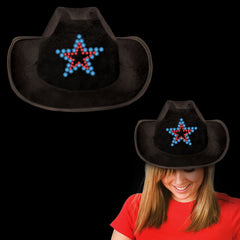 LED Star Cowboy Hat