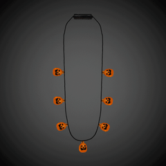 LED Halloween Necklaces Retail Hanging Display