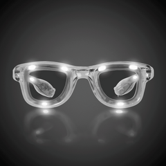 White LED Retro Sunglasses