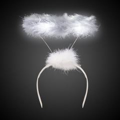 LED White Angel Halo Headband