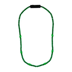 LED Green 30" Beaded Necklace