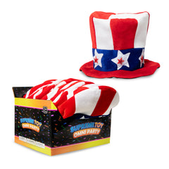 LED Patriotic Top Hats Retail Counter Display