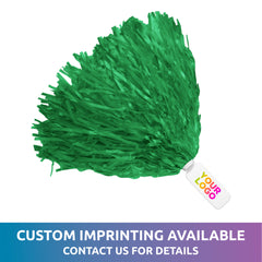 Green Pom Poms