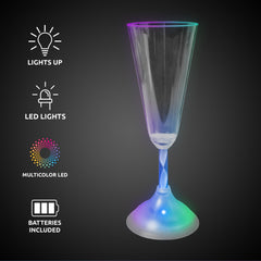 LED 7.5 oz. Champagne Glass