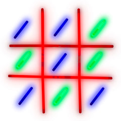Glow in the Dark Tic Tac Toe Kit