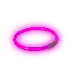 Pink Glow 9" Retail Packaged Bracelets