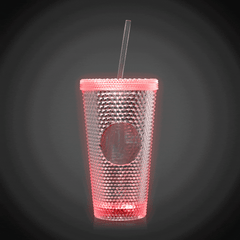 LED Diamond Double Wall 16 oz. Tumbler