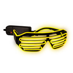 Yellow EL Wire Slotted Shades