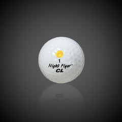 Night Flyer LED Yellow Constant-On Golf Ball