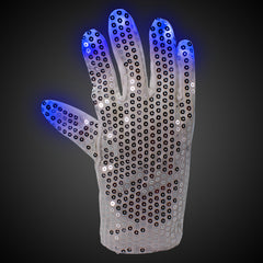 Rock Star LED Right Hand Sequin Glove
