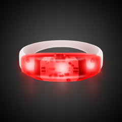 LED Sound-Activated Red Stretchy Bracelet