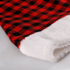 Plaid Santa Hat