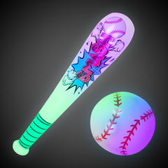 LED Inflatable Baseball & Bat Set