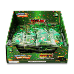 St. Patrick's Day LED Shamrock Necklaces Retail Display