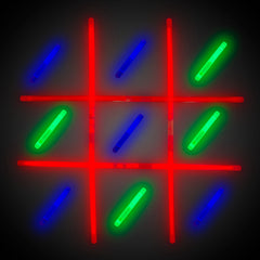 Glow in the Dark Tic Tac Toe Kit