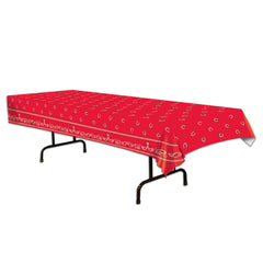 Red Bandana Table Cover