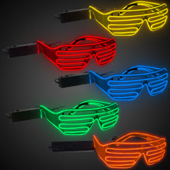 EL Wire Slotted Shades
