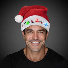 LED Christmas Bulb Santa Hat