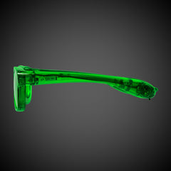 Green LED Retro Sunglasses