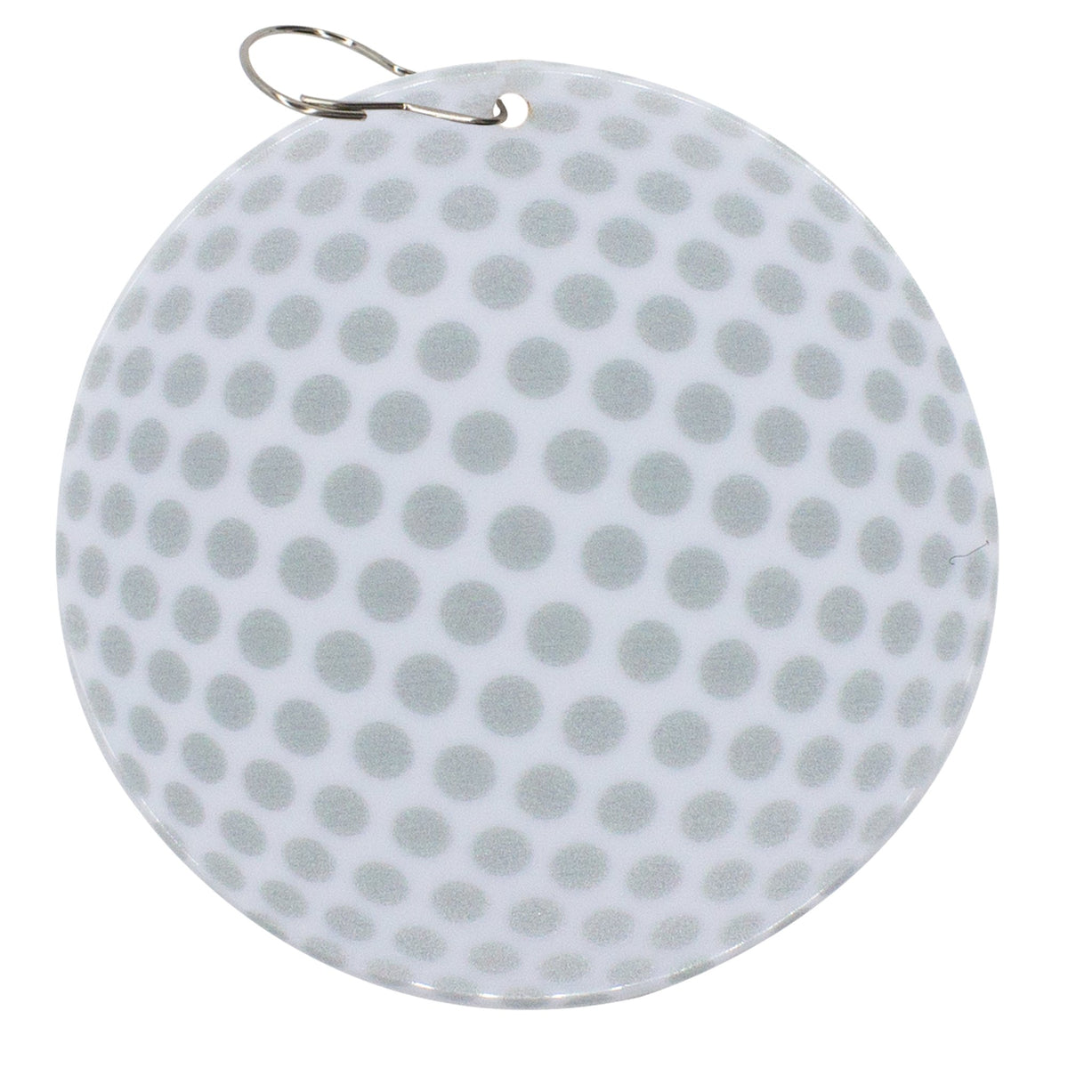 Golf Ball Plastic 2 1/2" Medallion