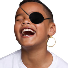 Pirate Eye Patch with Earring