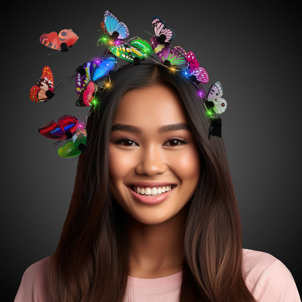 Light Up Butterfly Headband | Butterfly Headpiece – Windy City