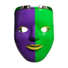 Mardi Gras LED Double Face Mask