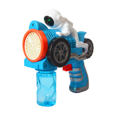 LED Blue Motorcycle Bubble Gun