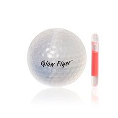Red Glow Flyer Golf Ball