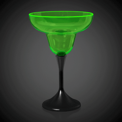 Neon Green LED 10 oz. Margarita Glass