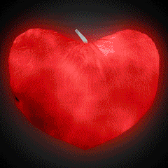 LED Heart Pillow