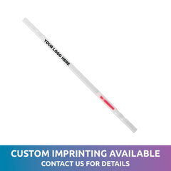 Orange 9" Glow Motion Straw