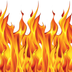 Fire & Flames Border Roll