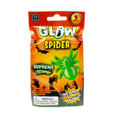 Halloween Glow Spider Necklaces Retail Hanging Display