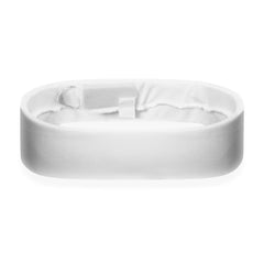 LED White Fabric Headband